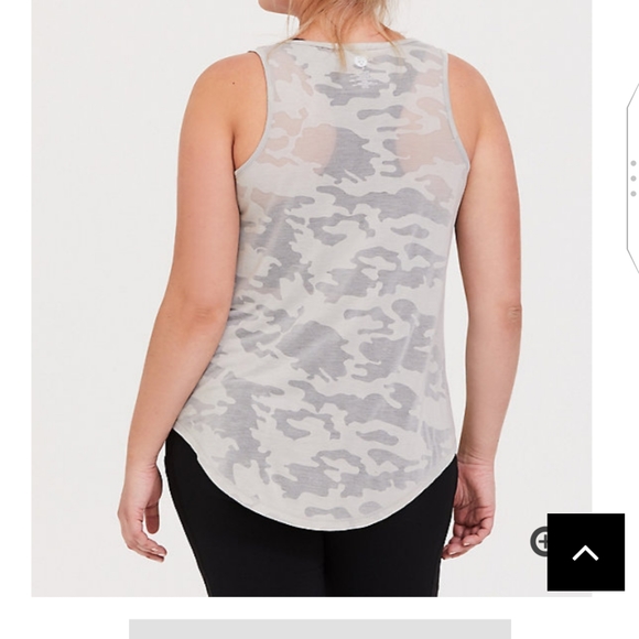 🆕LIGHT GREY CAMO BURNOUT ACTIVE TUNIC TANK - Picture 2 of 4